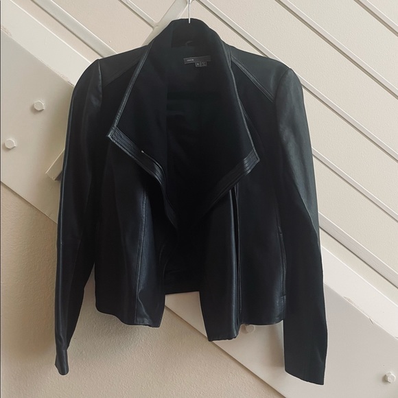 Vince Leather Jacket - Picture 2 of 5